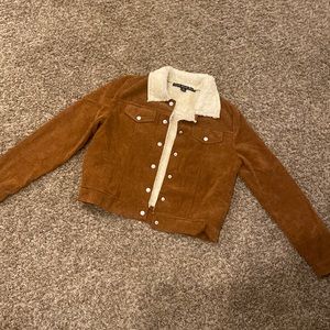 HYFVE Corduroy Faux Fur Jacket